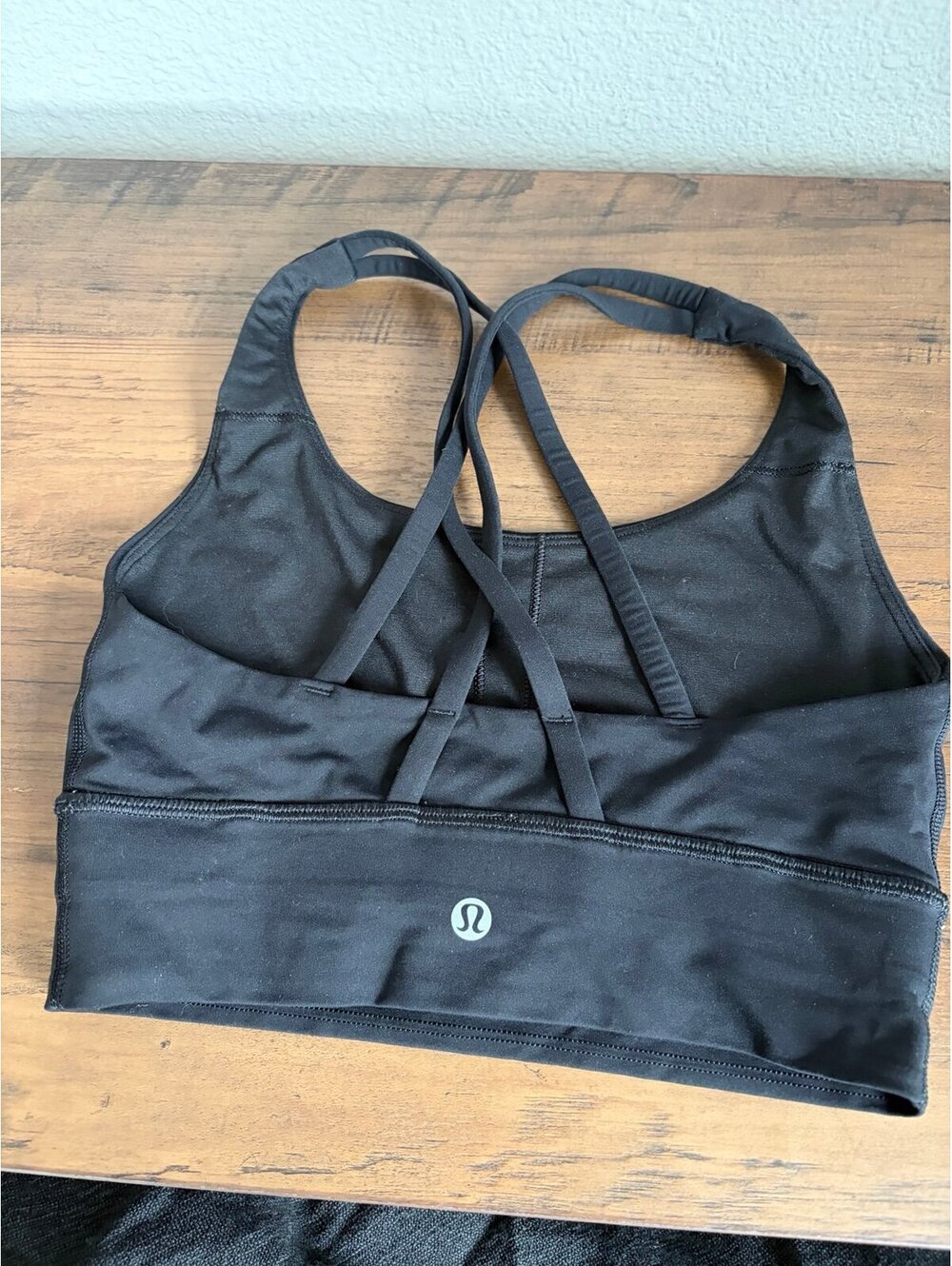 Lululemon Energy Bra Long Line Black size 4. $58 retail. No removable pads